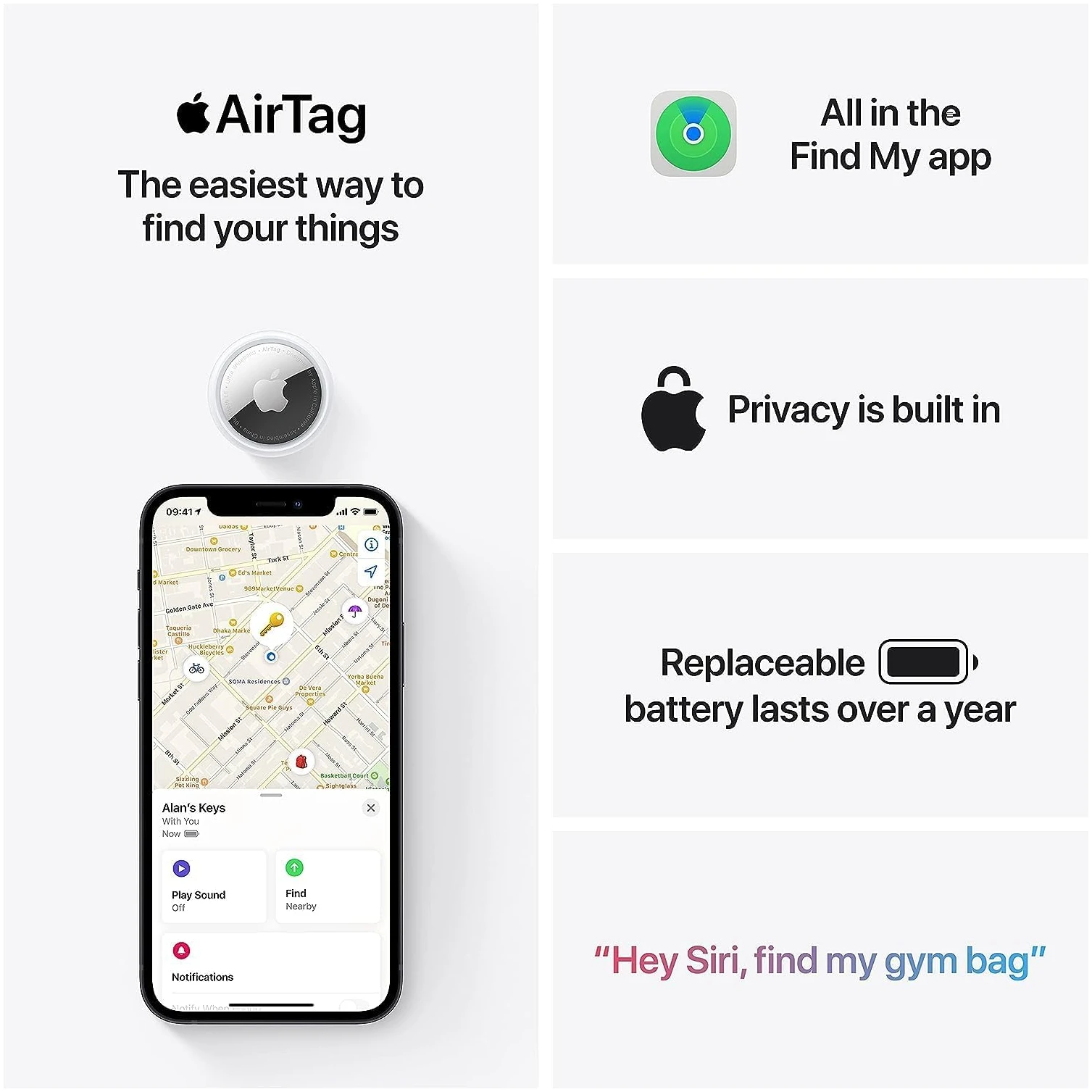 Apple AirTag neufs (Lot de 3) – Image 6