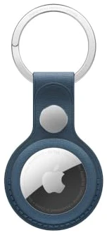 Porte-clés Apple Officiel pour Apple AirTag en Tissage Fin Bleu Pacifique 