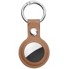 Ainiv Étui en cuir PU pour AirTag, brun, 1 pièce