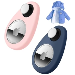Airtag Lot de 2 Coques de Suivi GPS Anti-retrait pour vos enfants
