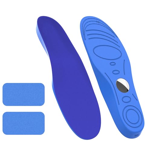 Dingfeiyu Semelles avec logement pour AirTag, bleu, taille M (175-190 mm)