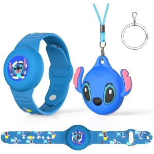 Bracelet Enfants et Pendentif Stitch pour Apple AirTag