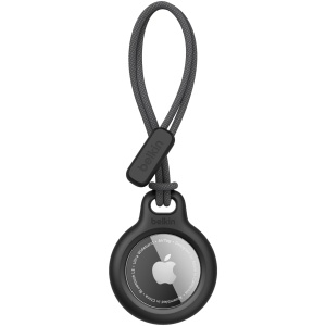 Anneau de protection AirTag avec cordon d'attache Belkin noir