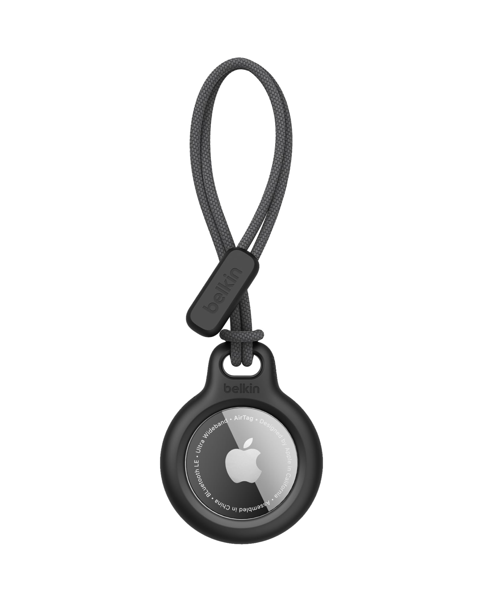 Anneau de protection AirTag avec cordon d'attache Belkin noir