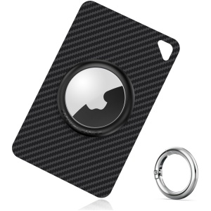 Porte-Cartes Fibre de Carbone pour AirTag – Ultra-fin 6g
