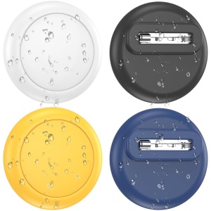 Lot de 4 Supports AirTag Enfant Discrets - Étanches Invisibles SPGUARD