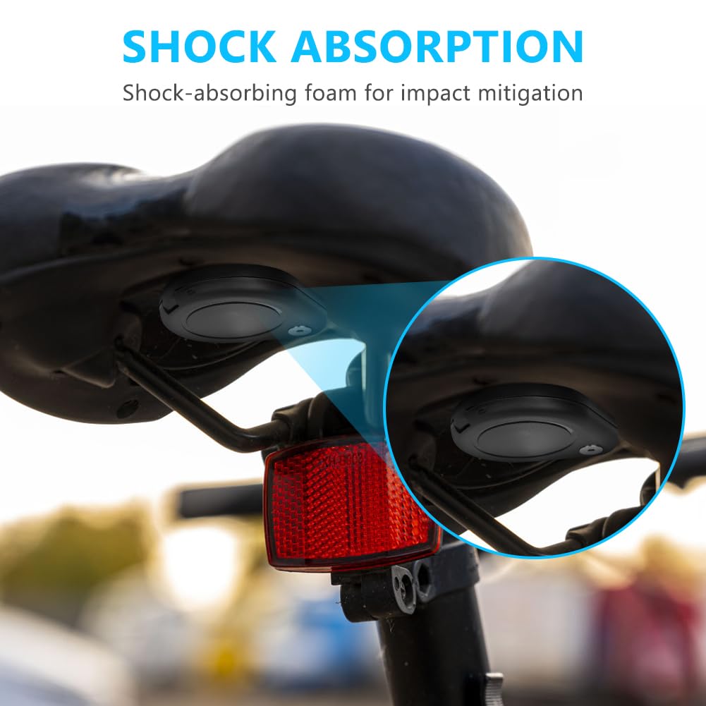 Lot de 2 étuis de protection étanches autocollants pour AirTag, support caché pour vélo, bagage – Image 5