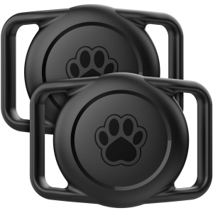 Collier AirTag pour chien lot de 2 étanche silicone souple