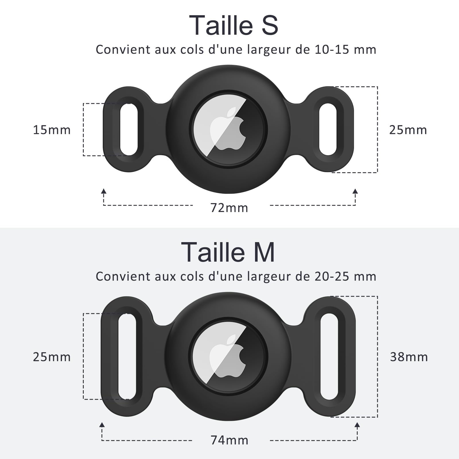 Collier Silicone Étanche pour AirTag – Anti-Perte Chien Chat – Image 2