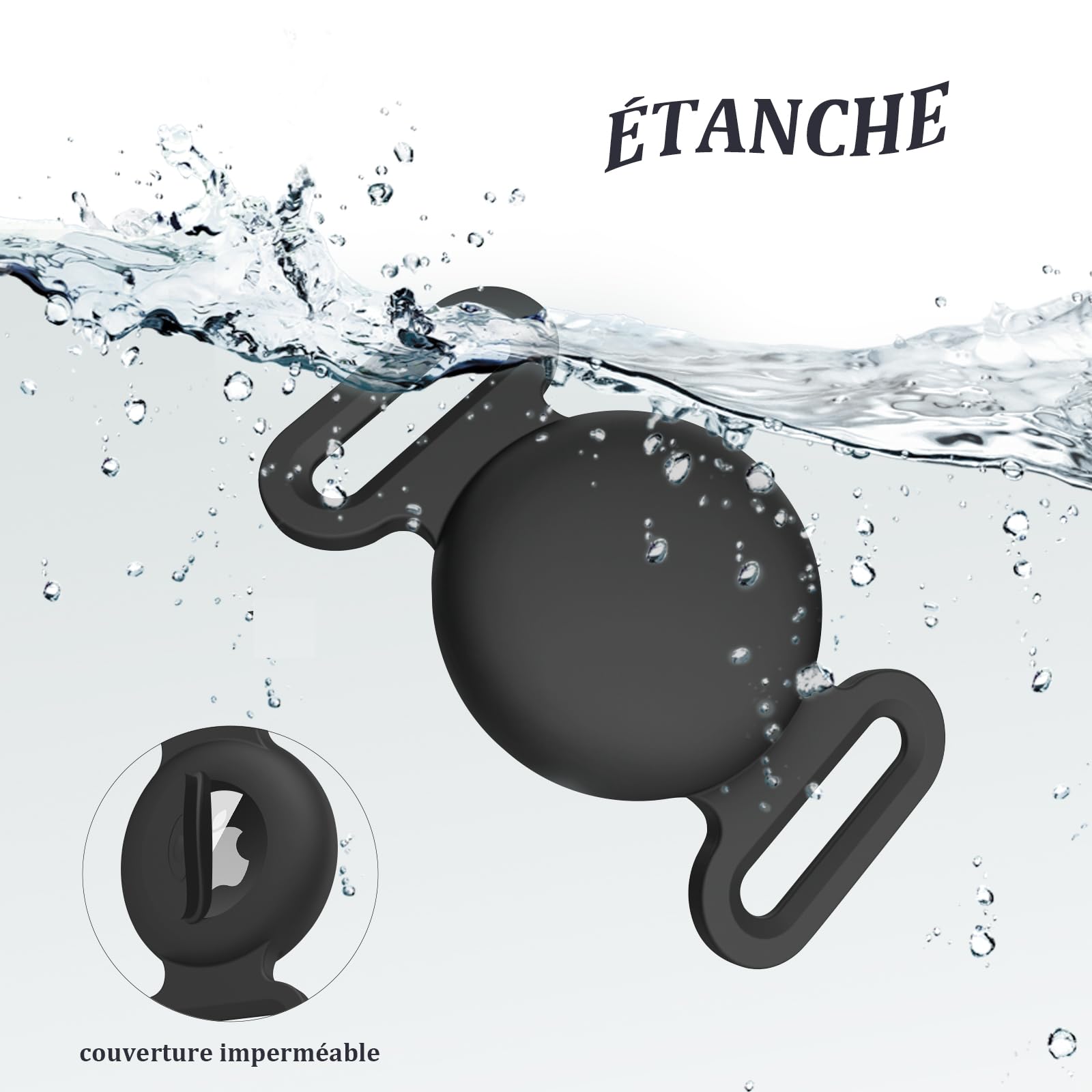 Collier Silicone Étanche pour AirTag – Anti-Perte Chien Chat – Image 6