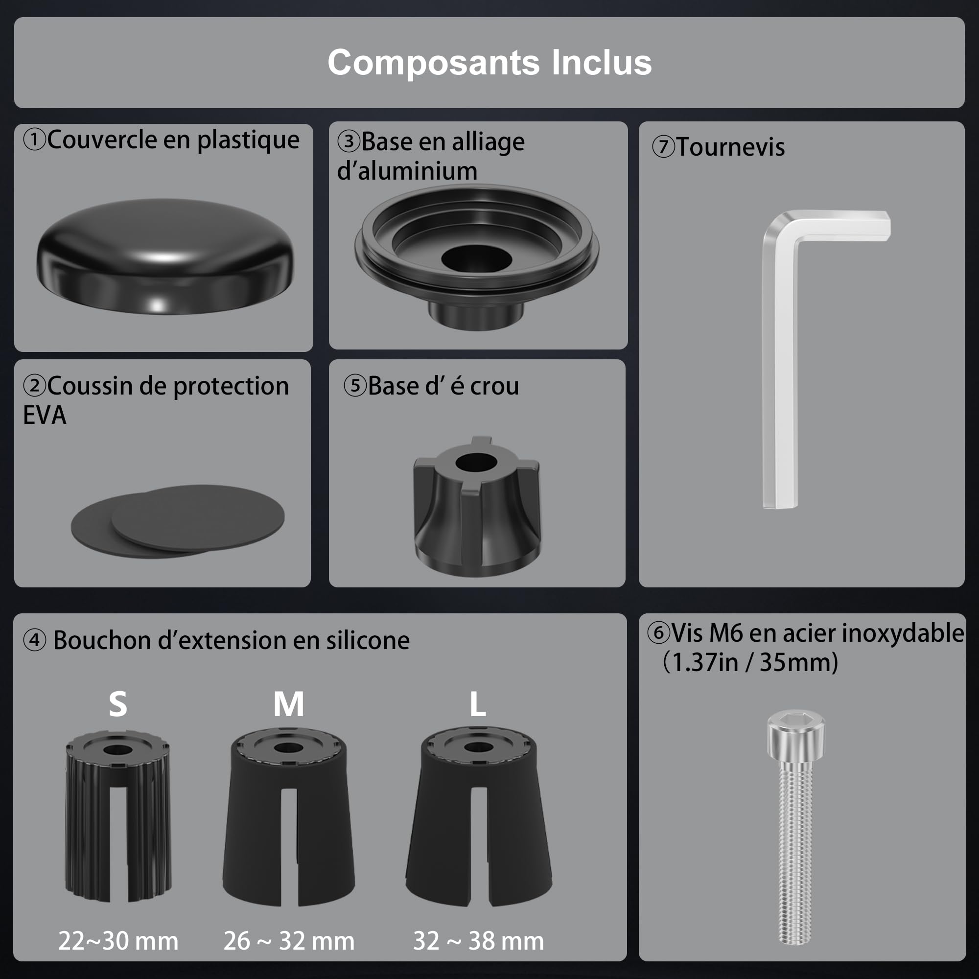 Support de Vélo pour AirTag Caché dans le Porte-bidon/Tube de Casque 31,8 mm/Tube de Fourche Avant 22-38 mm – Image 5