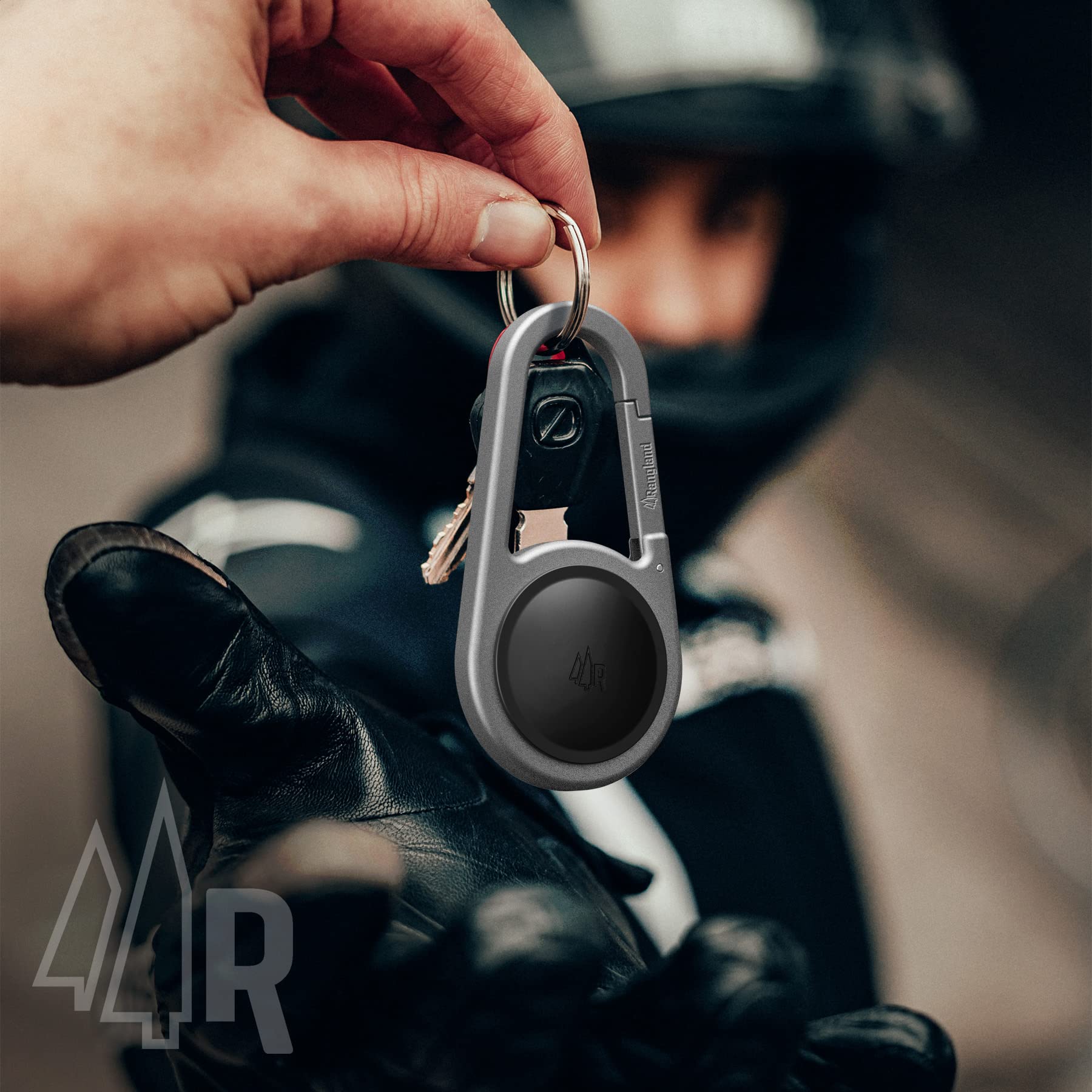 Porte-clés mousqueton AirTag avec clip – Image 2