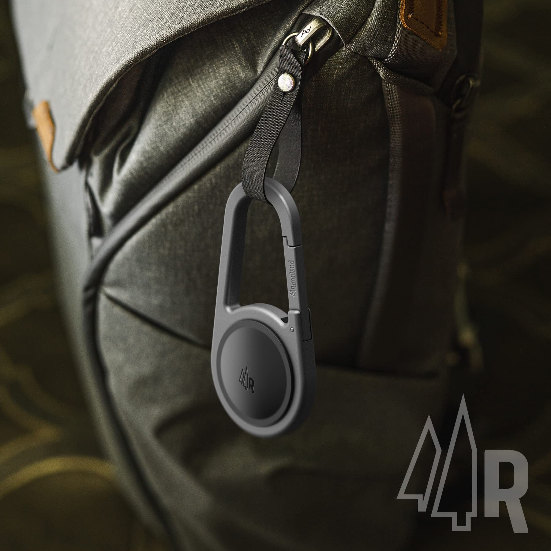 Porte-clés mousqueton AirTag avec clip – Image 4