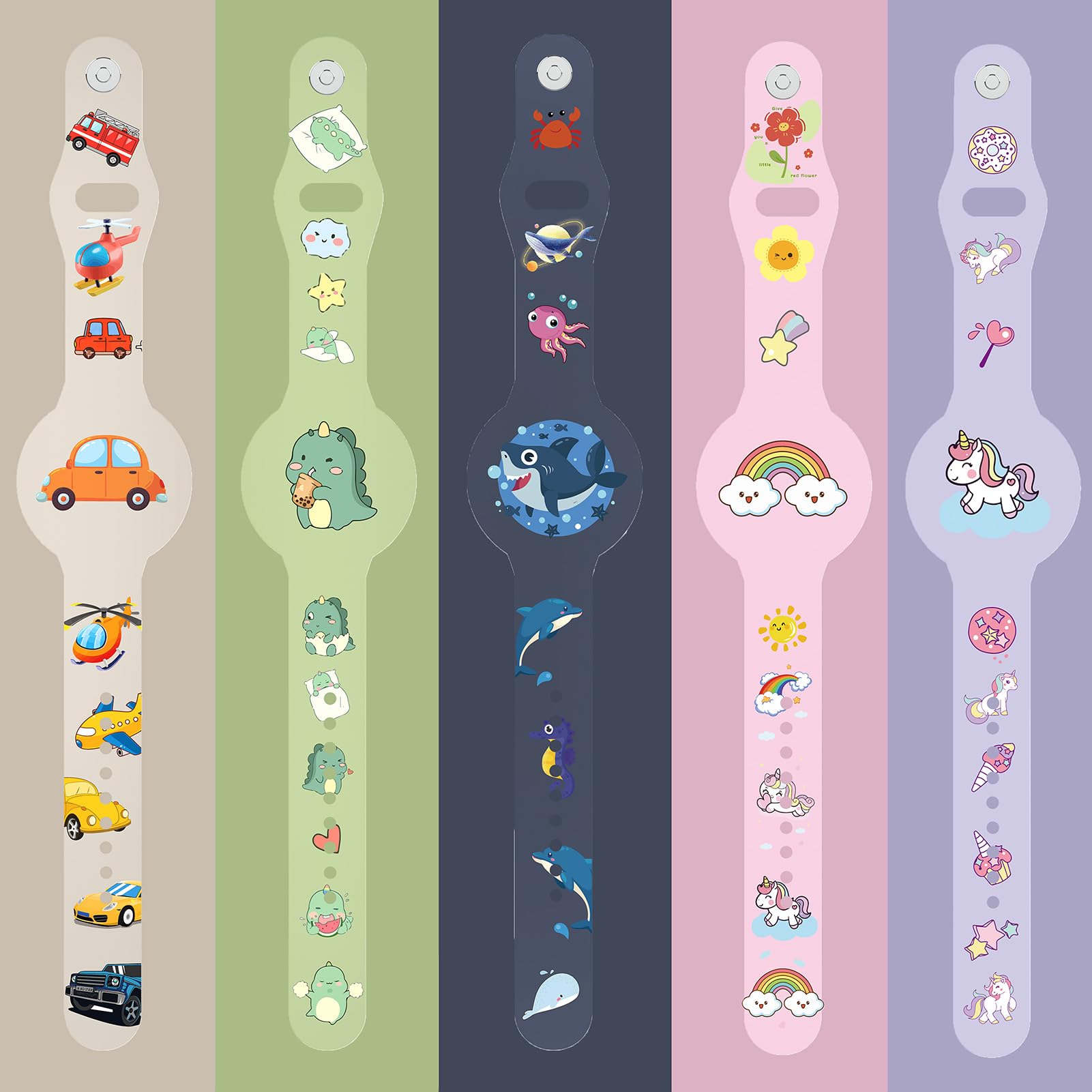Bracelet enfant étanche pour AirTag, protection montre anti-rayures GPS – Image 7