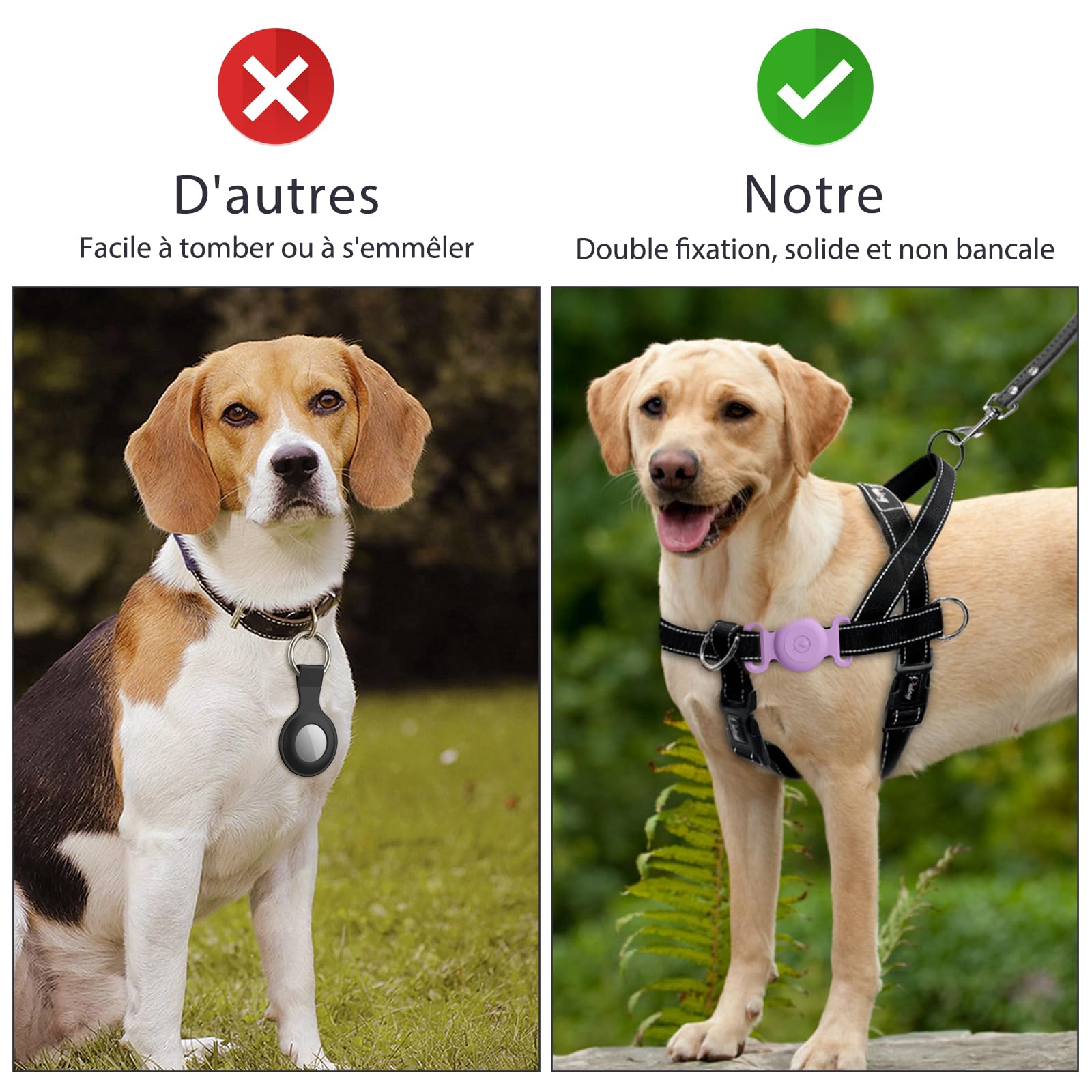 Collier Silicone Étanche pour AirTag – Anti-Perte Chien Chat – Image 4