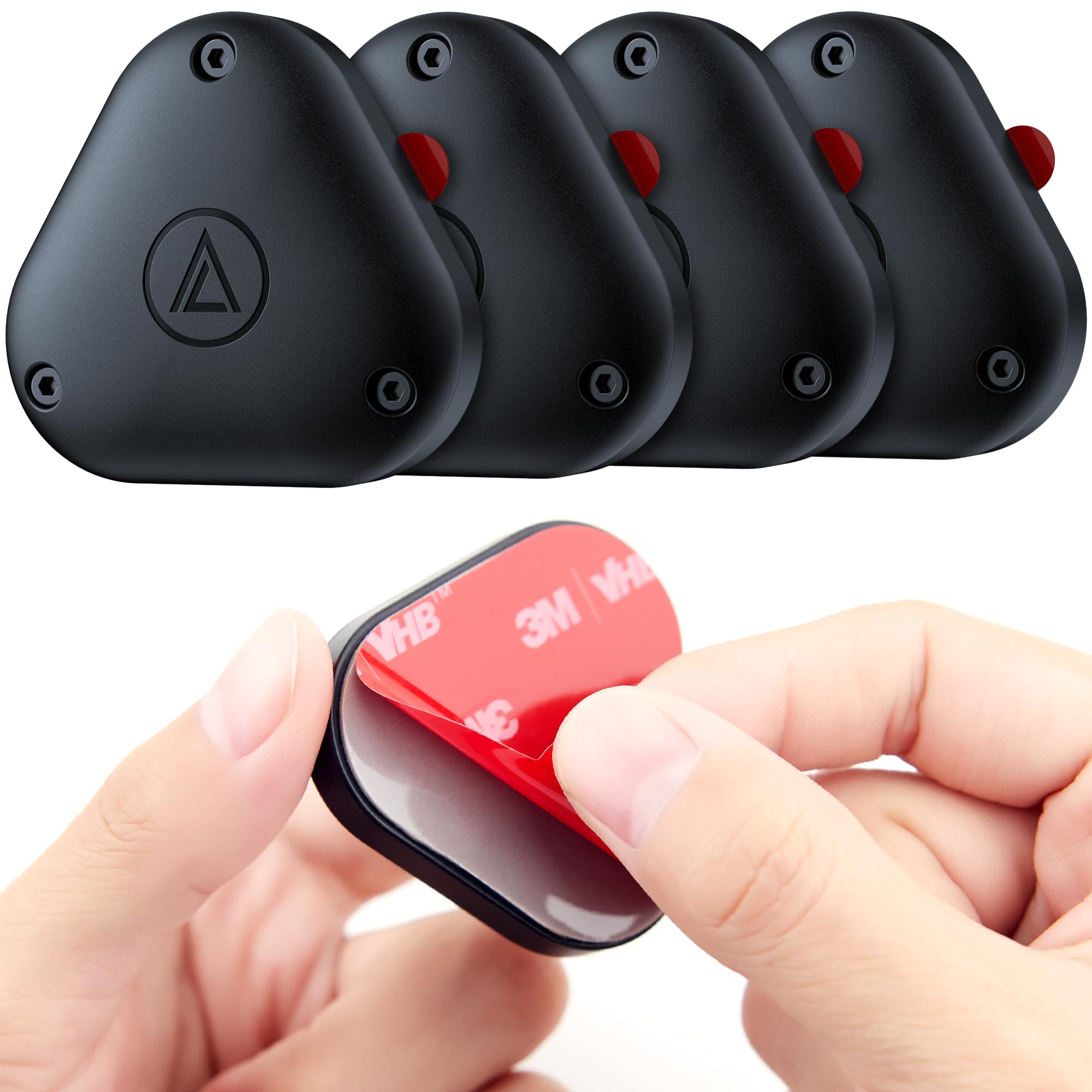 Lot de 4 supports AirTag étanches avec autocollant 3M pour vélos voitures drones