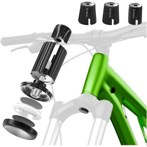 Support antivol vélo AirTag pour fourche 22-38 mm étanche