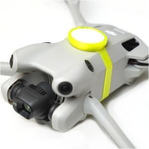 Support AirTag pour drone DJI Mini 3 et Mini 4 Pro, fixation jaune
