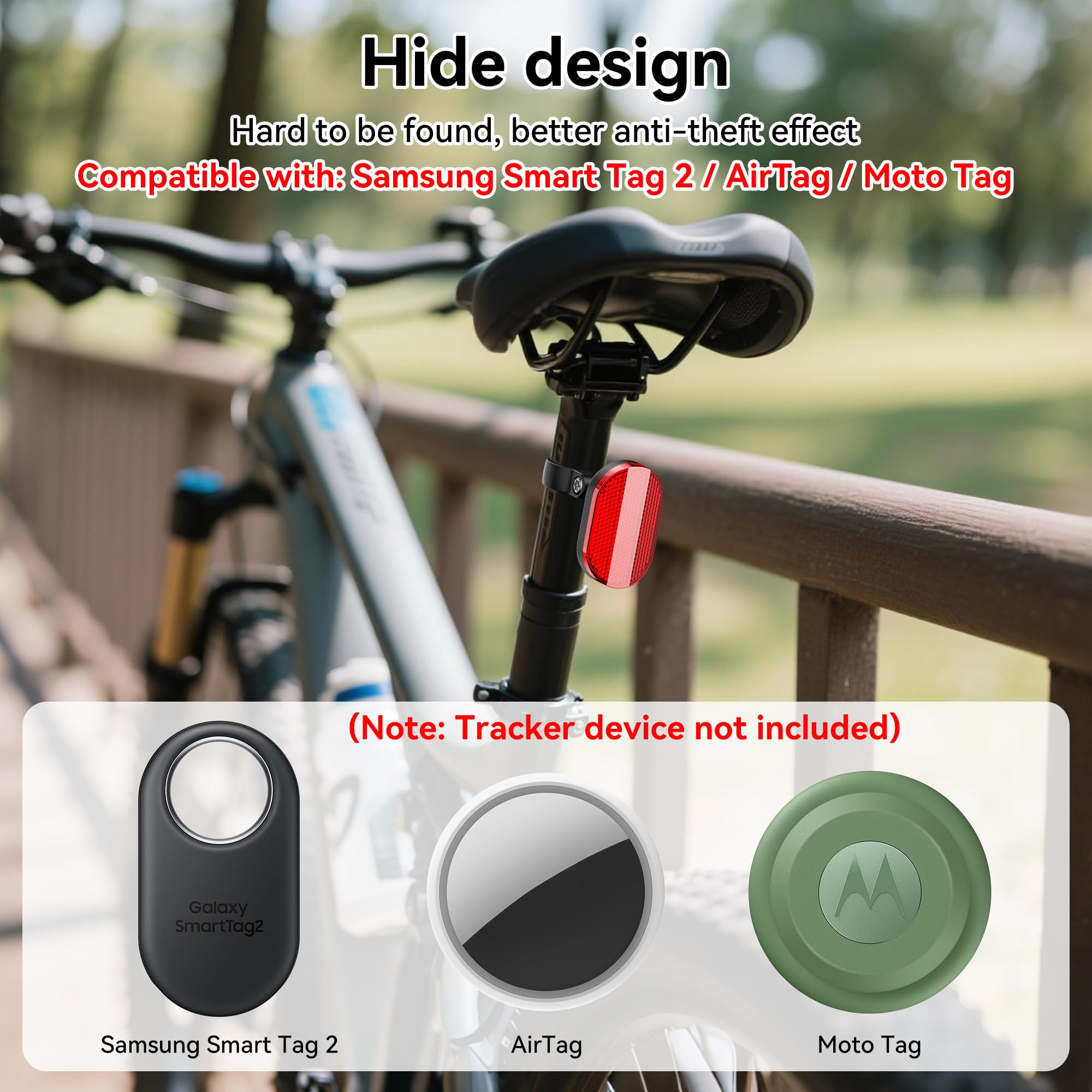 Support Vélo Antivol pour AirTag et SmartTag2 - DDJ – Image 2