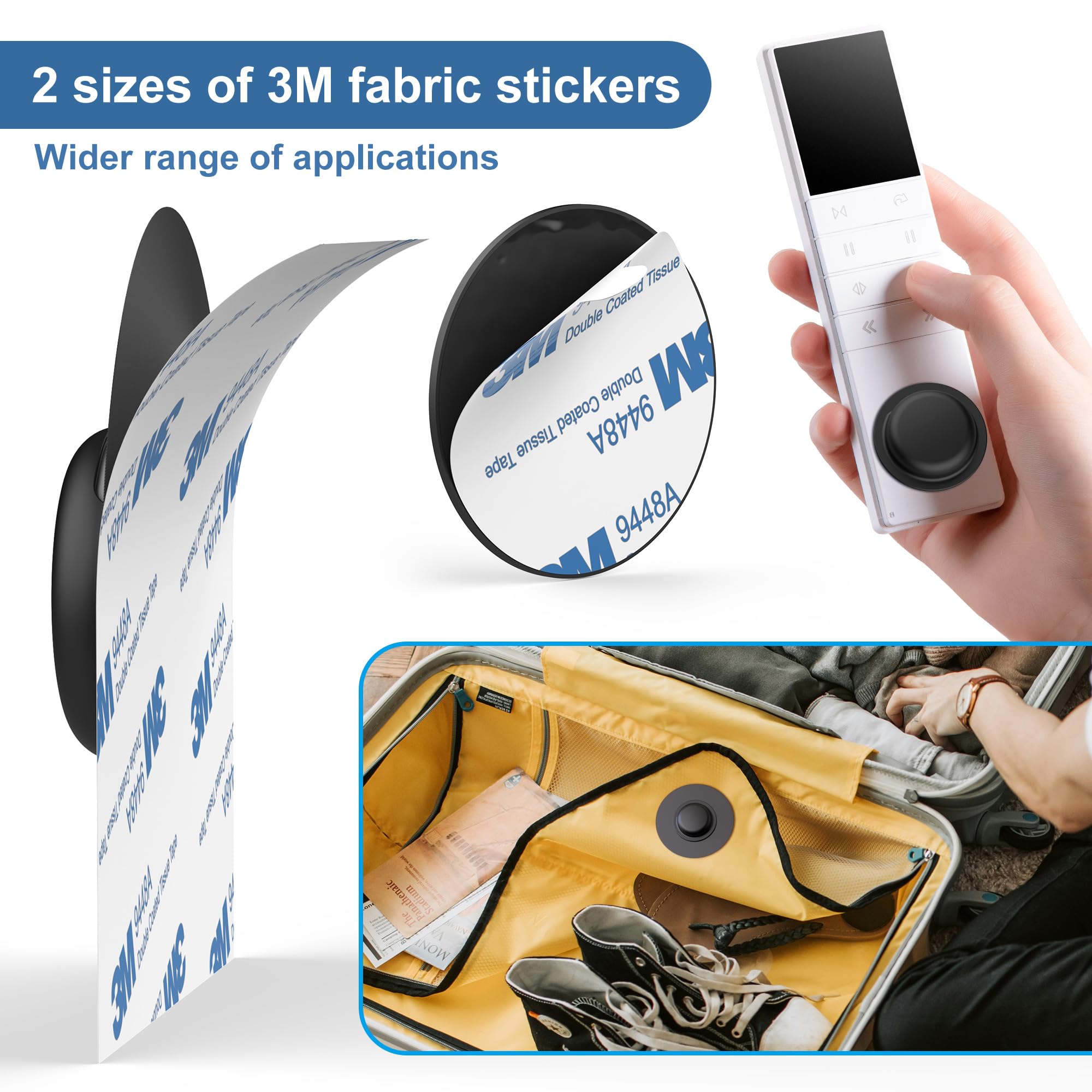 Lot de 2 étuis en silicone pour AirTag avec support adhésif 3M – Image 4