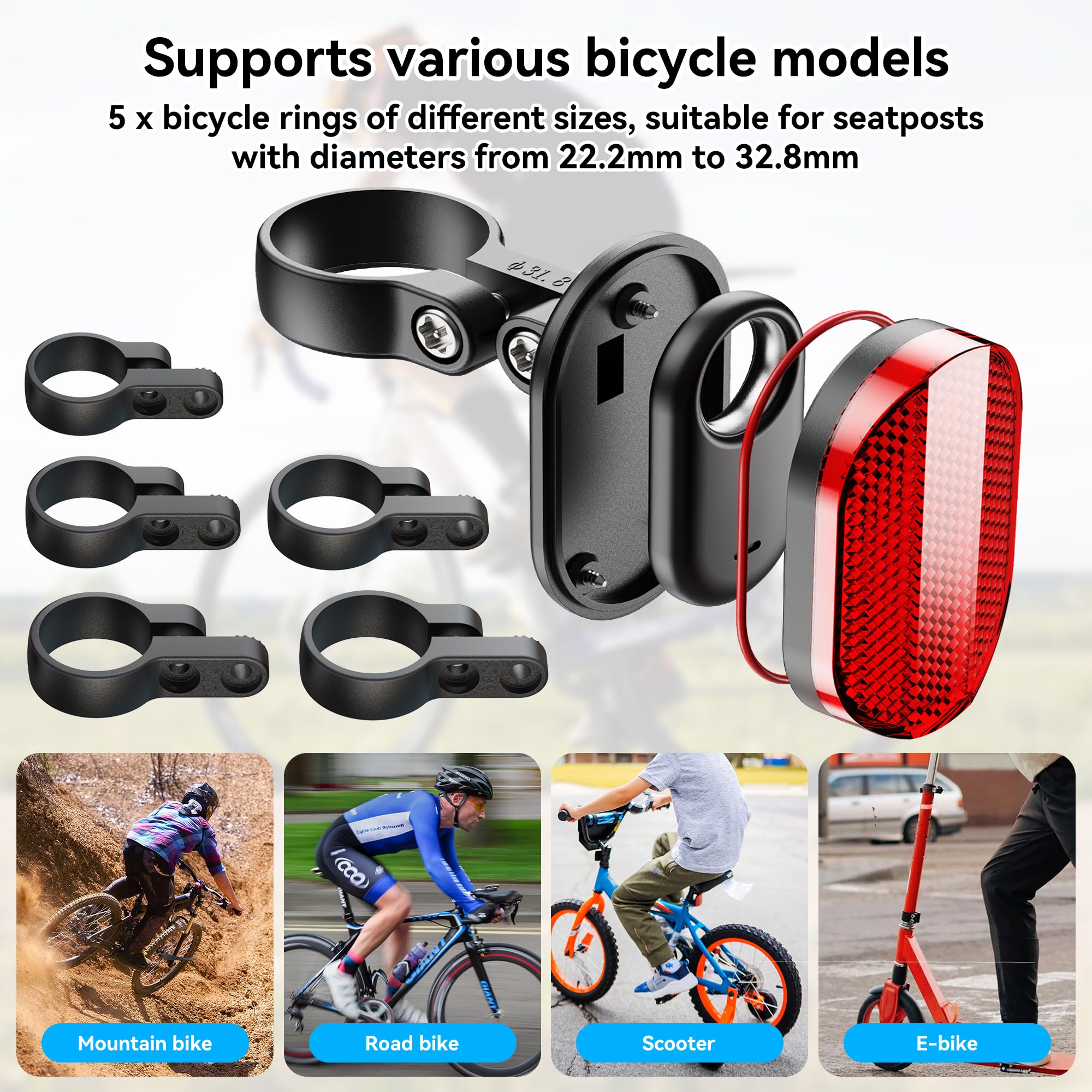 Support Vélo Antivol pour AirTag et SmartTag2 - DDJ – Image 4