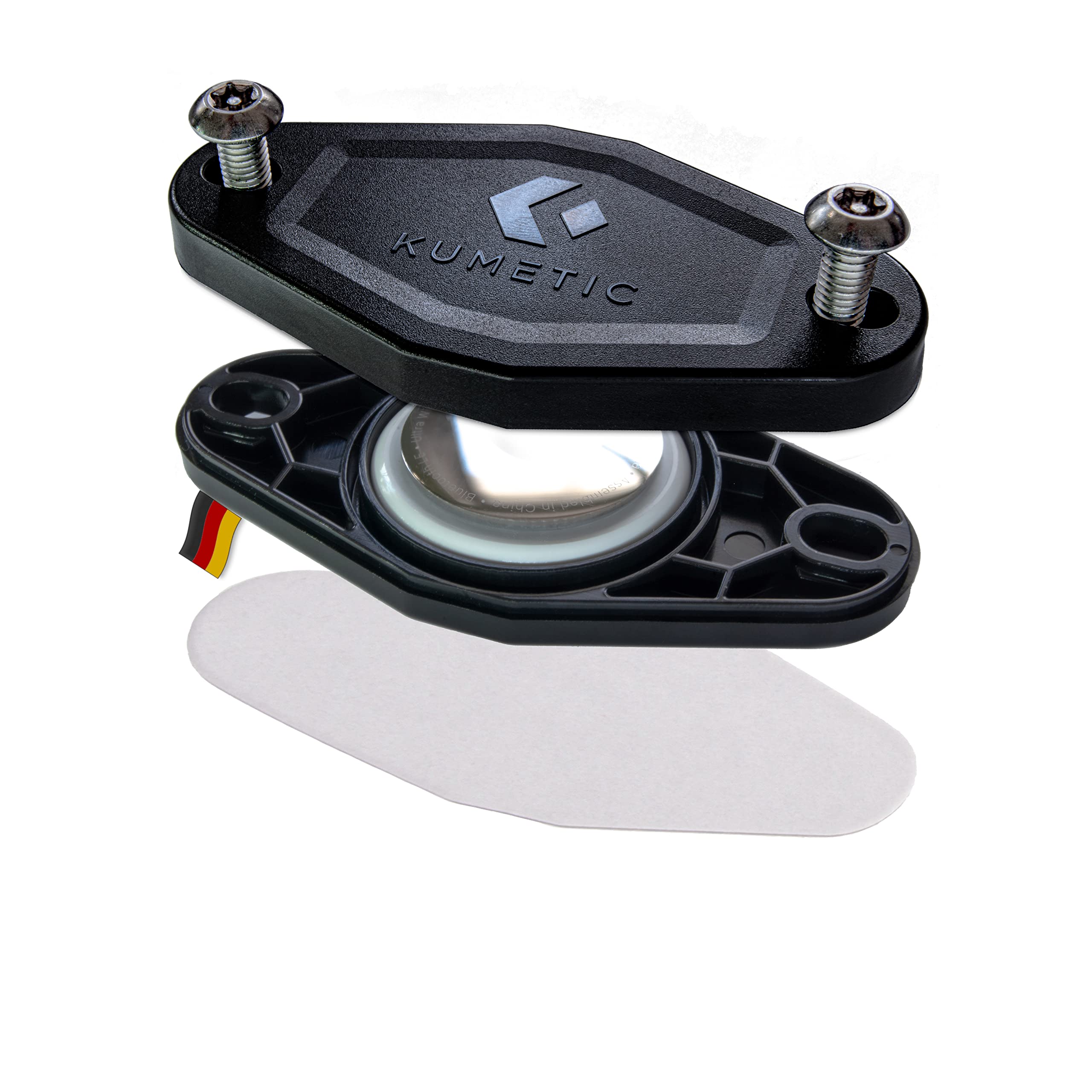 Boîtier antivol AirTag adhésif 3M pour moto et vélo