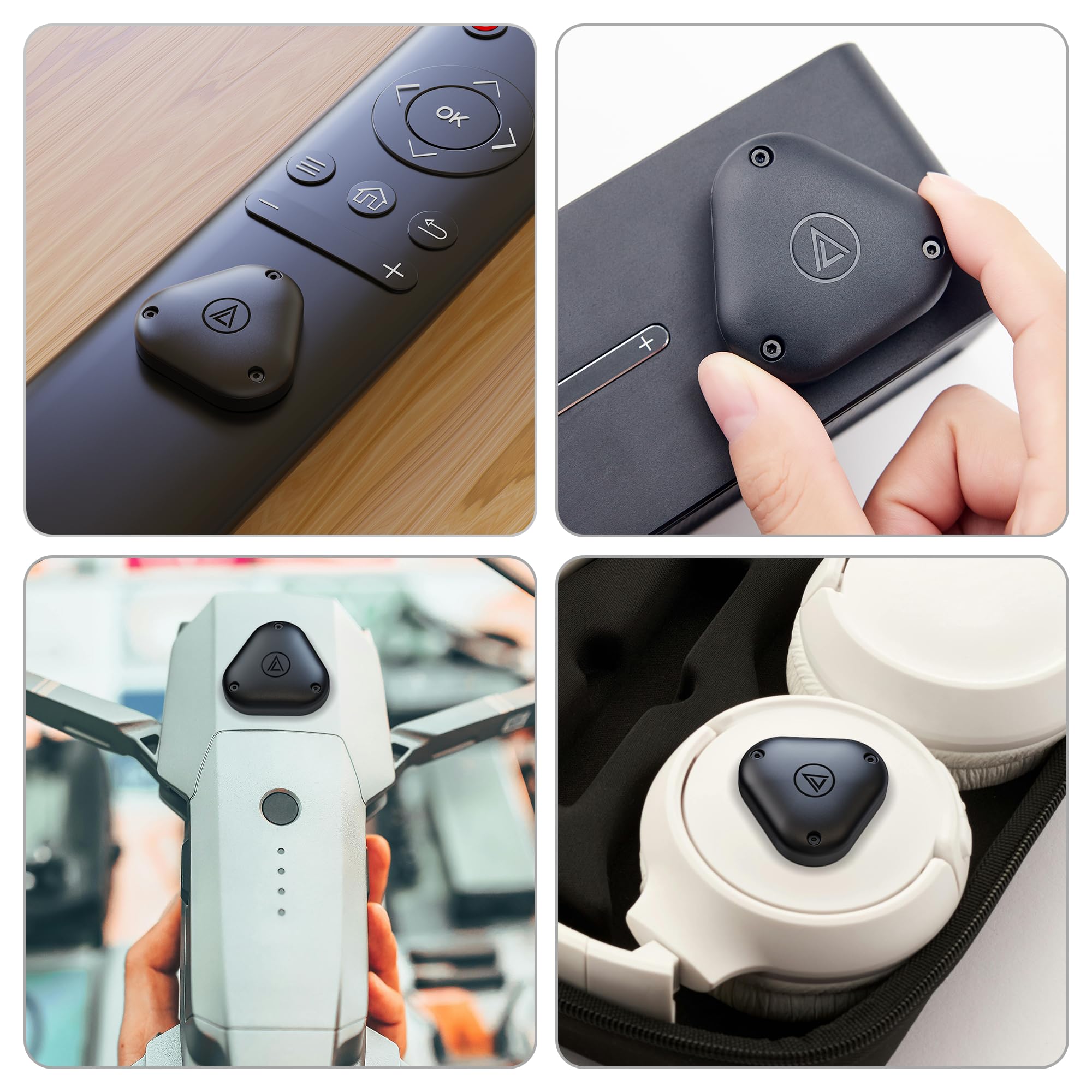 Lot de 4 supports AirTag étanches avec autocollant 3M pour vélos voitures drones – Image 7