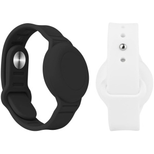 Bracelet étanche 2 pack AirTag ajustable doux pour enfants bébés tout-petits personnes âgées