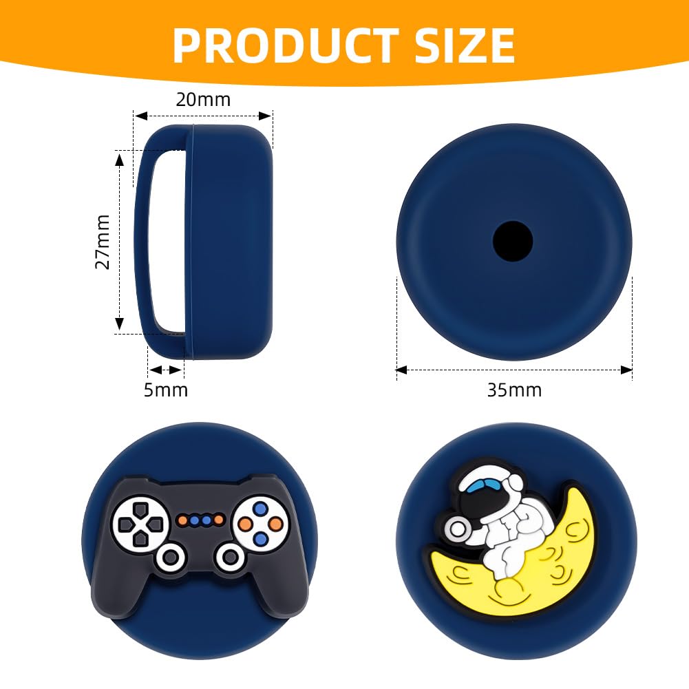 Étui AirTag pour lacets enfants AXFEE 4 motifs cartoon bleu – Image 7