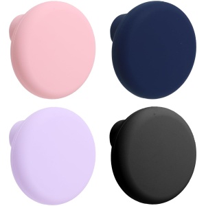 Étui AirTag pour Tracker GPS Enfant 4 PCS, Support en Silicone avec Broche Cachée