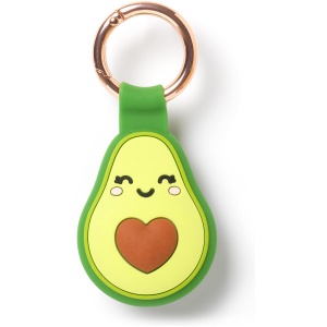 Porte-clés AirTag Legami Heart en silicone et métal