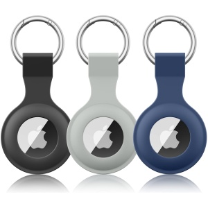 Lot de 3 Coques AirTag Oumida en Silicone avec Porte-Clés