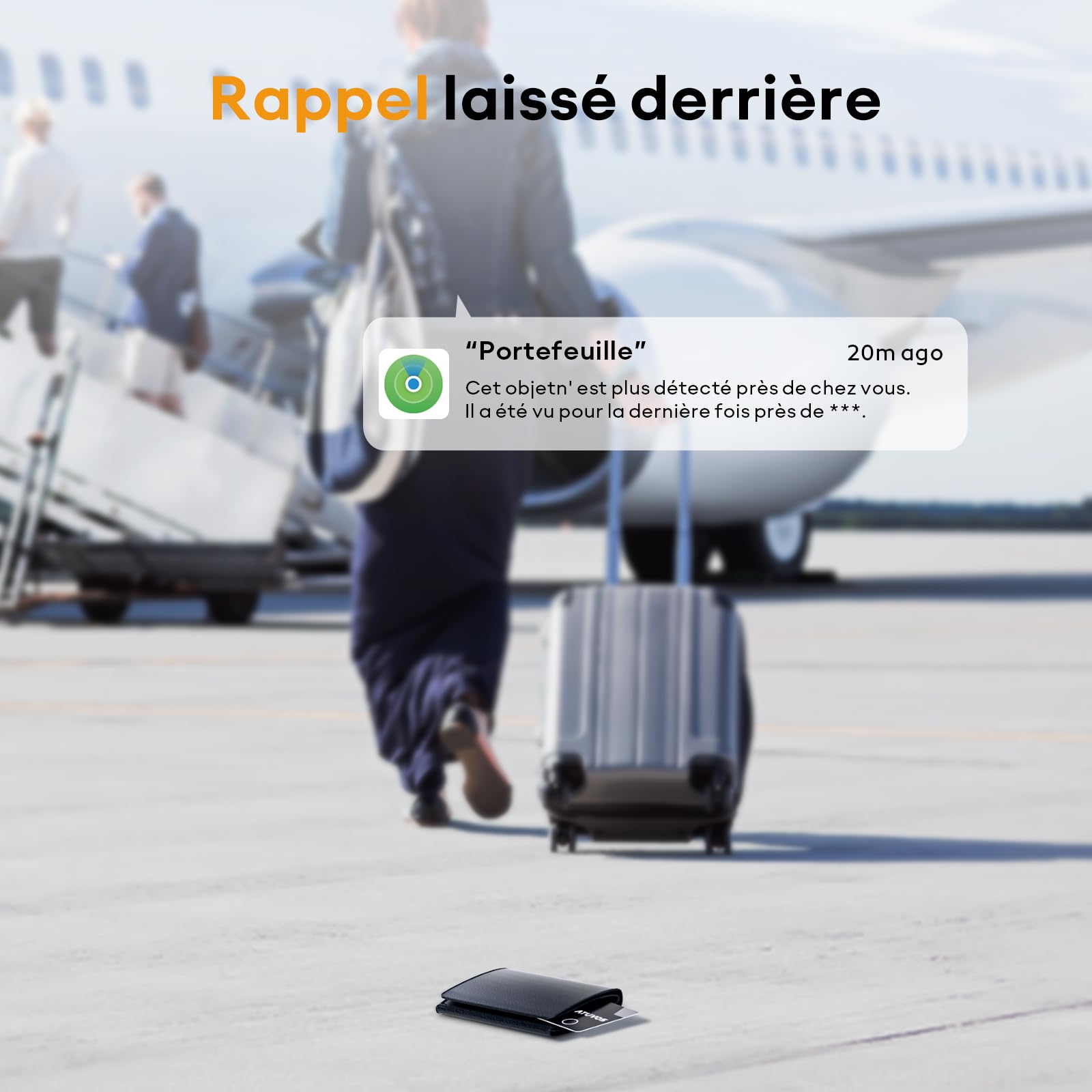 Porte-cartes AirTag ATUVOS Carte Rechargeable Ultra Mince 1.6 mm – Image 6
