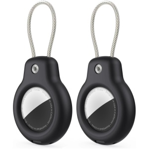Pendentif AirTag SPGUARD avec câble sécurisé 4 pack