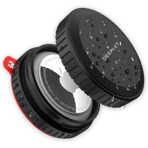 Support étanche IPX8 AirTag pour tube de direction - Matériau PC rigide