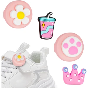 Étui de protection AirTag pour lacets enfants AXFEE 4 motifs cartoon rose