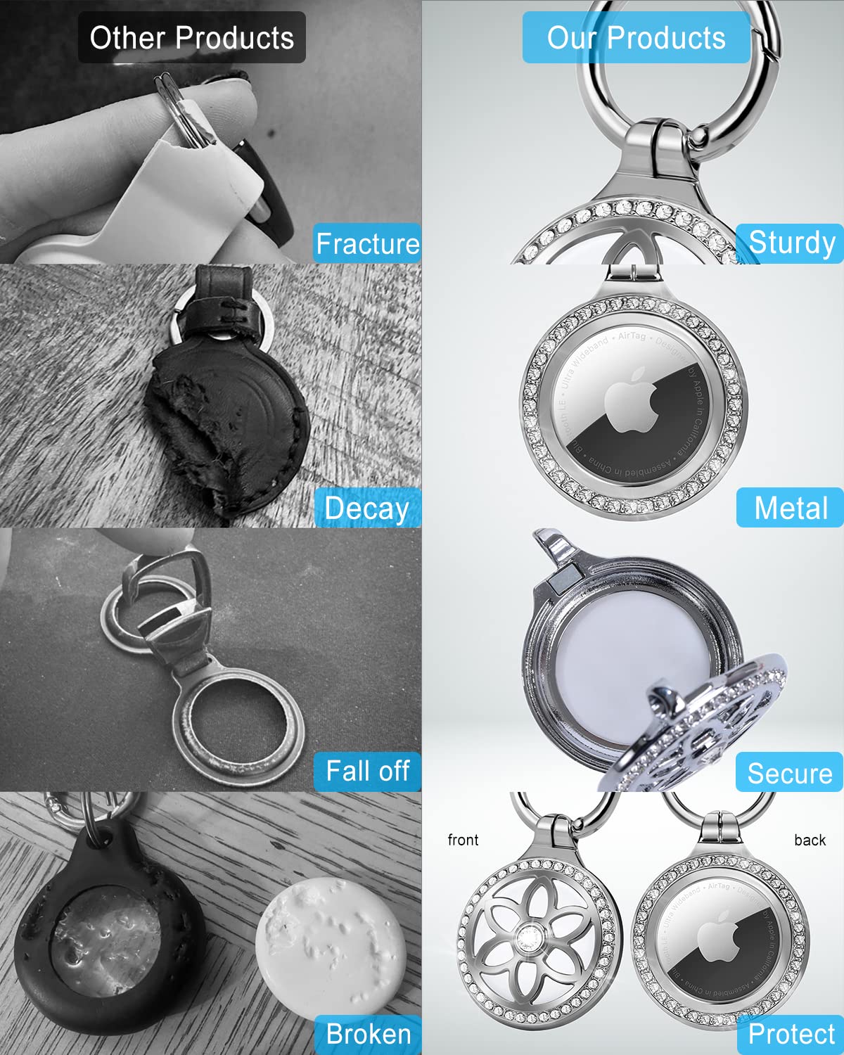 Collier AirTag pour enfants ONEONTA en alliage réglable 75 cm – Image 5