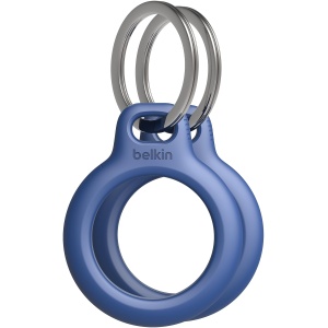 Étui AirTag Belkin anneau de protection métal pack de 2 bleu