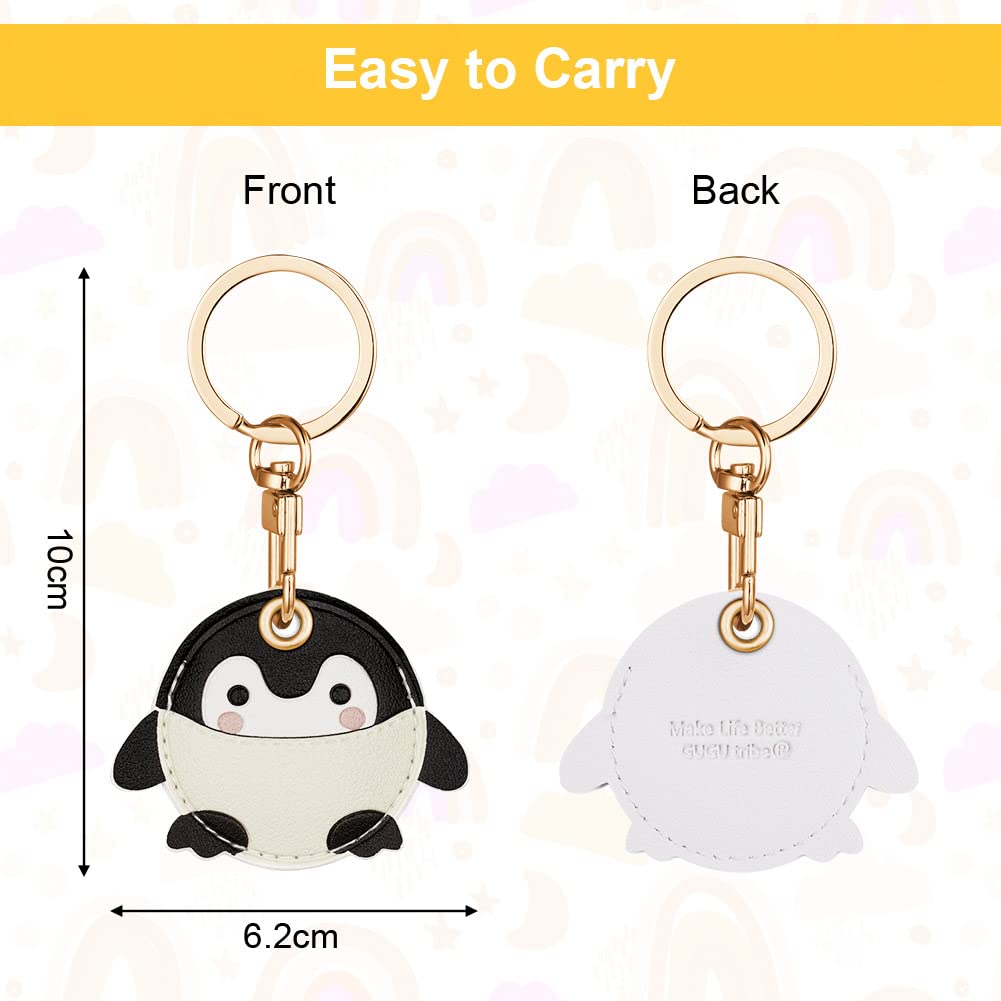 Porte clé AirTag AXFEE en PU, mignon et portable pour clés enfants animaux – Image 3