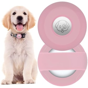 Étui de protection en silicone pour AirTag collier chien et chat