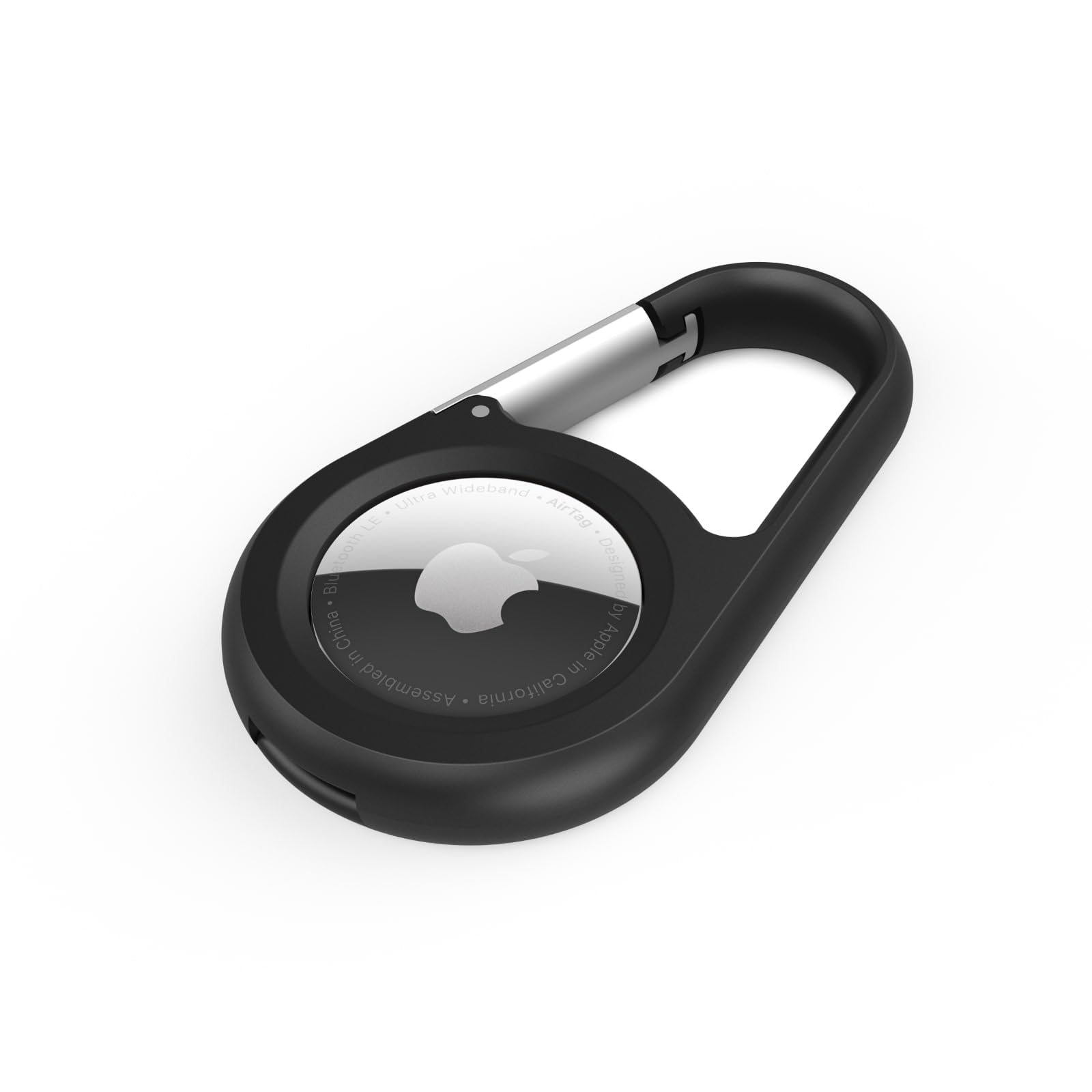 Anneau de protection AirTag avec mousqueton Belkin résistant aux rayures noir