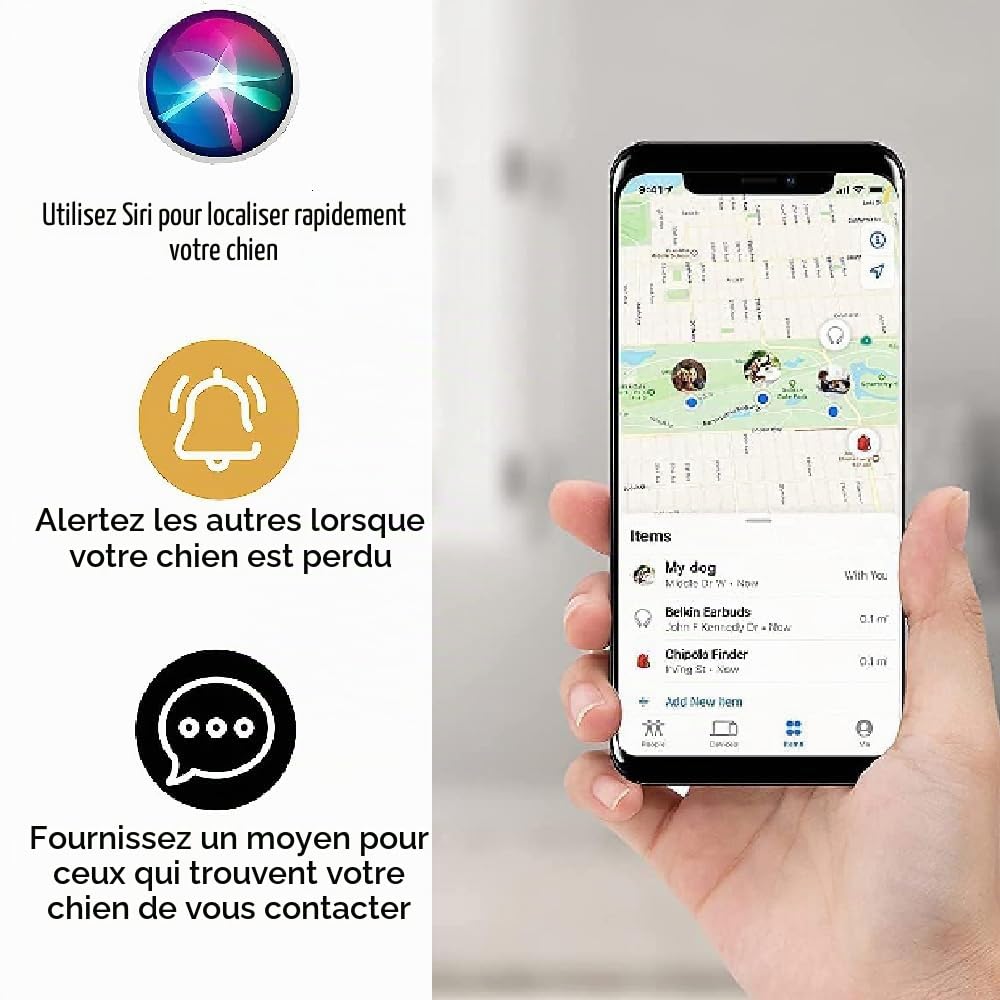 Étui de protection en silicone pour AirTag collier chien et chat – Image 4