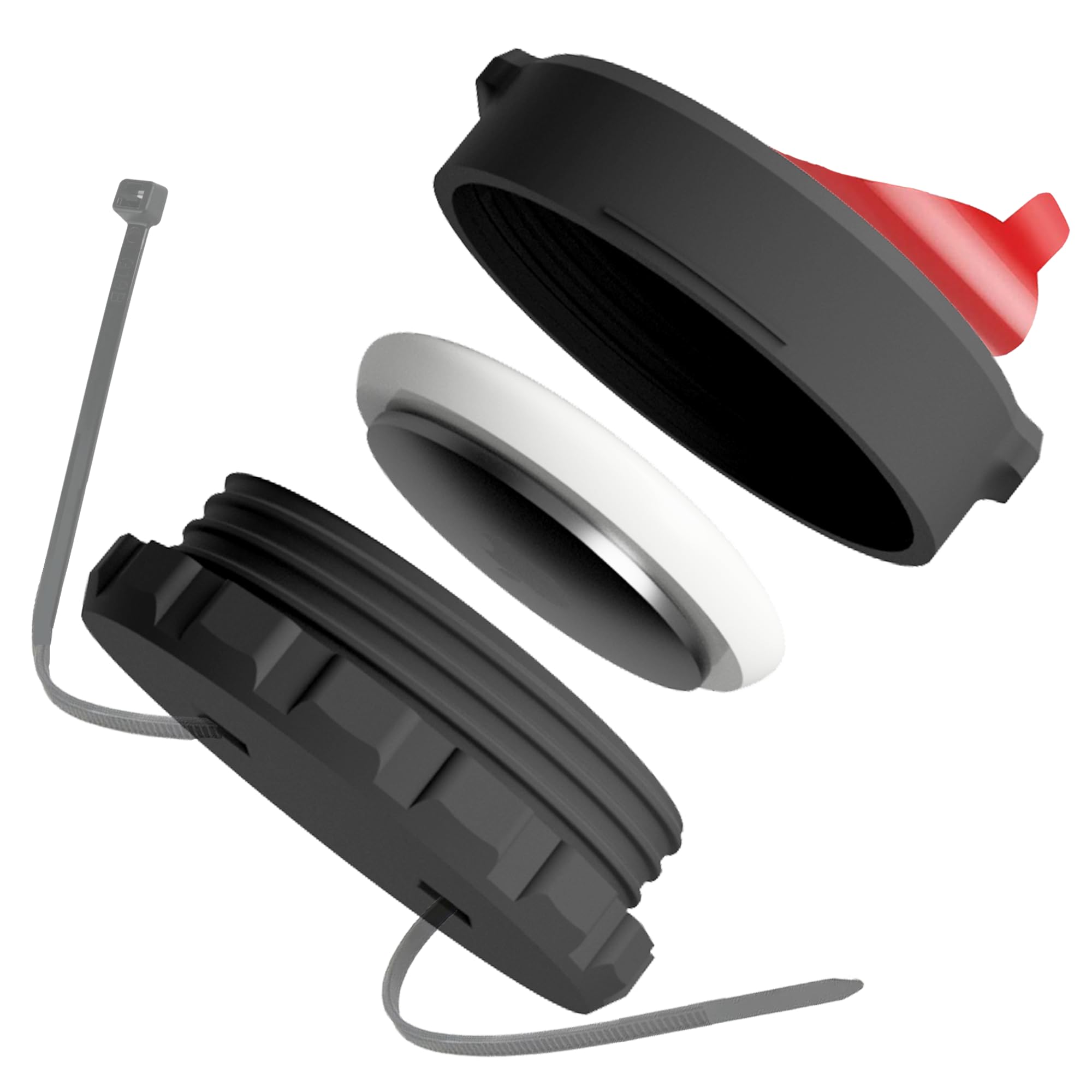Étui adhésif AirTag avec collier de serrage