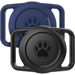Lot de 2 colliers AirTag pour chien et chat en silicone étanche