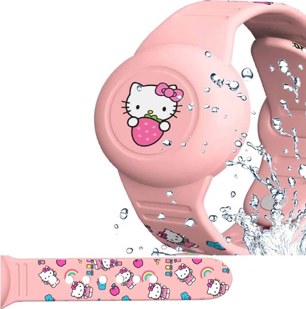 Bracelet AirTag enfant étanche WUZUN dessin animé réglable chat