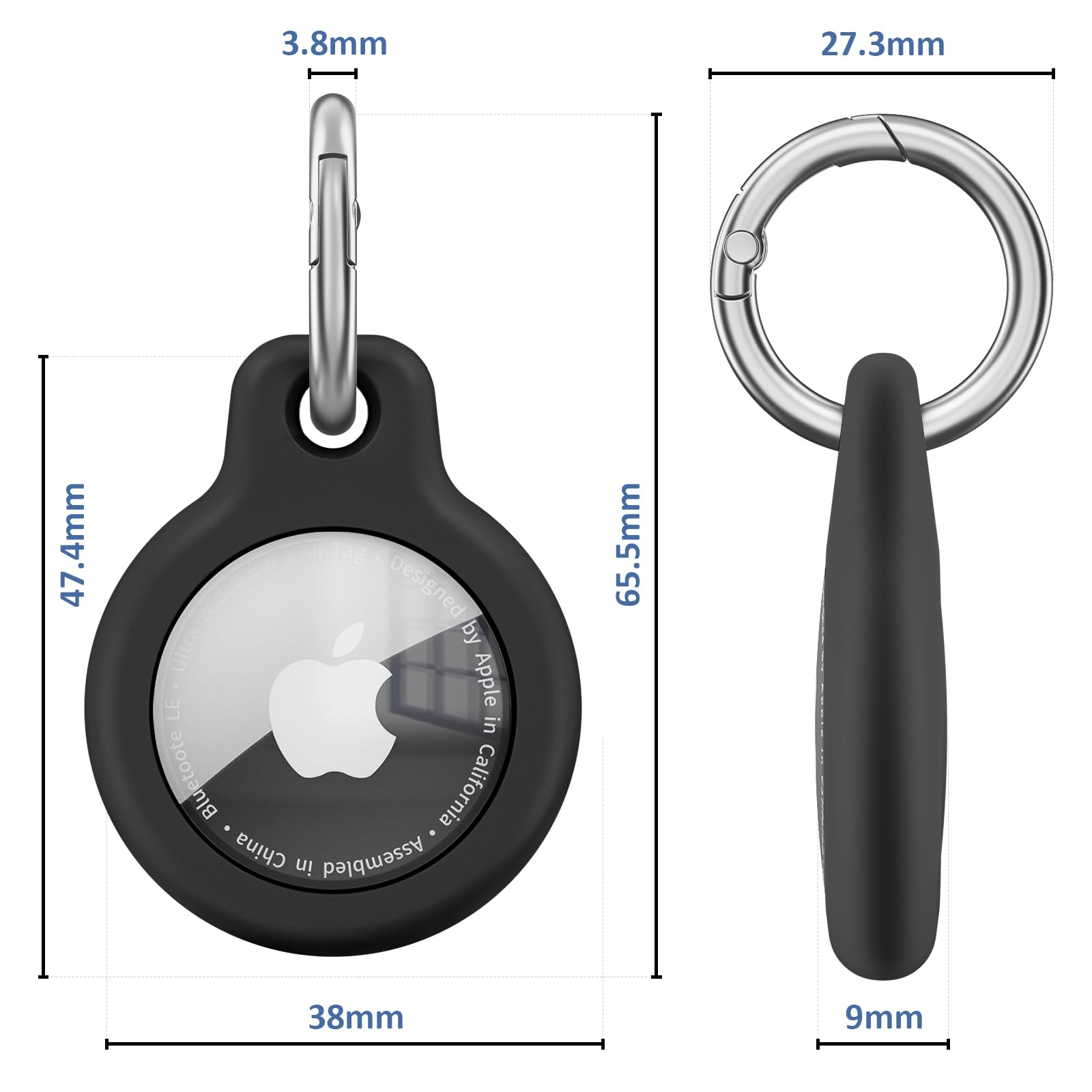 Porte clé AirTag étanche TPU Tobfit – Image 4