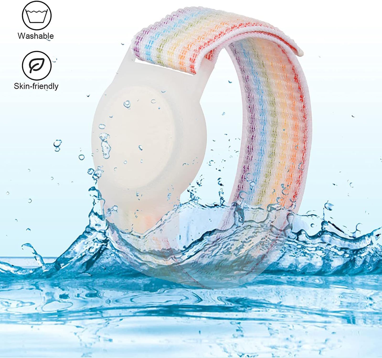Bracelet enfant AirTag étui protection waterproof GPS bleu – Image 6