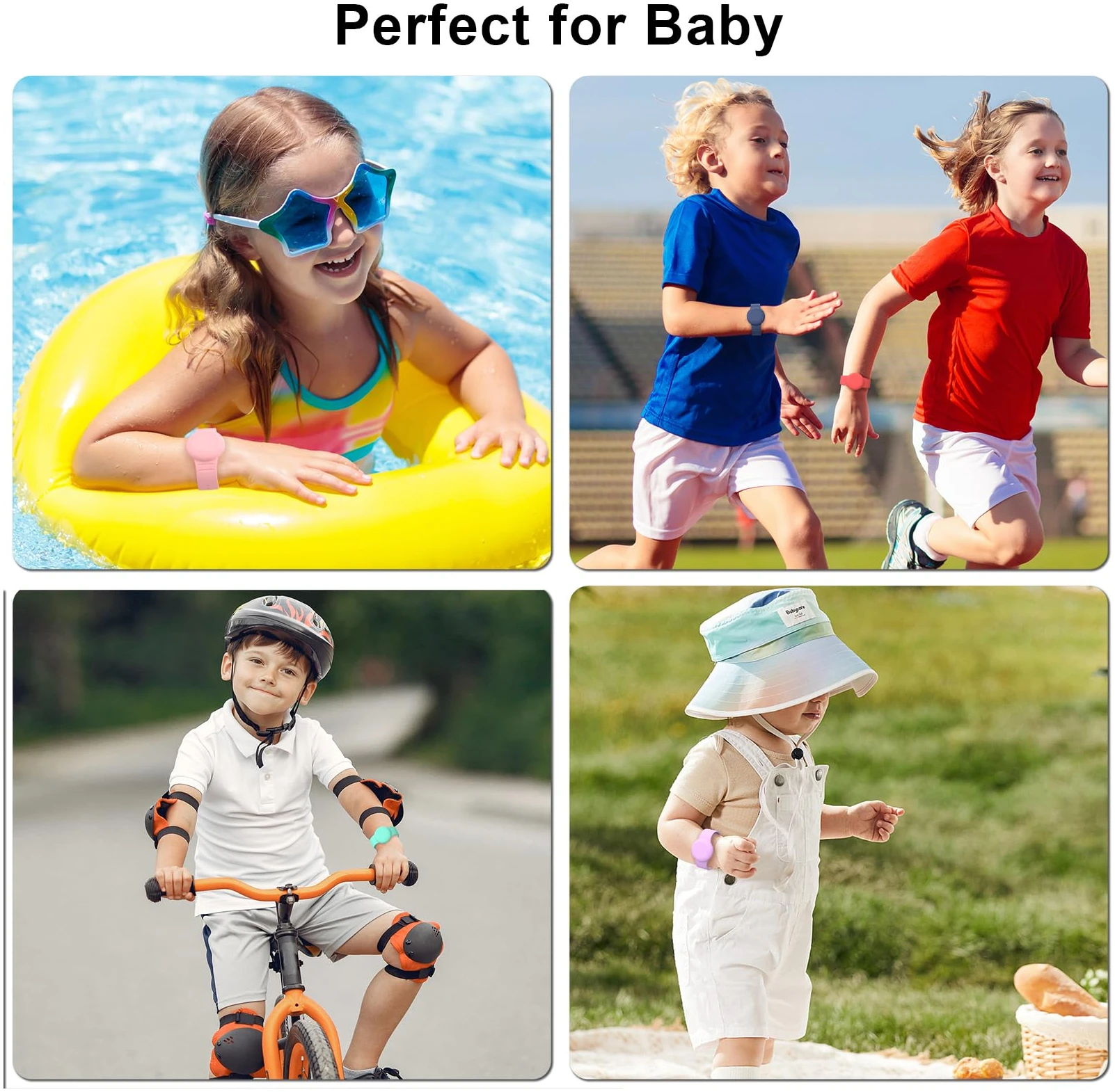 Étui de protection AirTag en silicone souple pour enfants, bleu nuit – Image 7