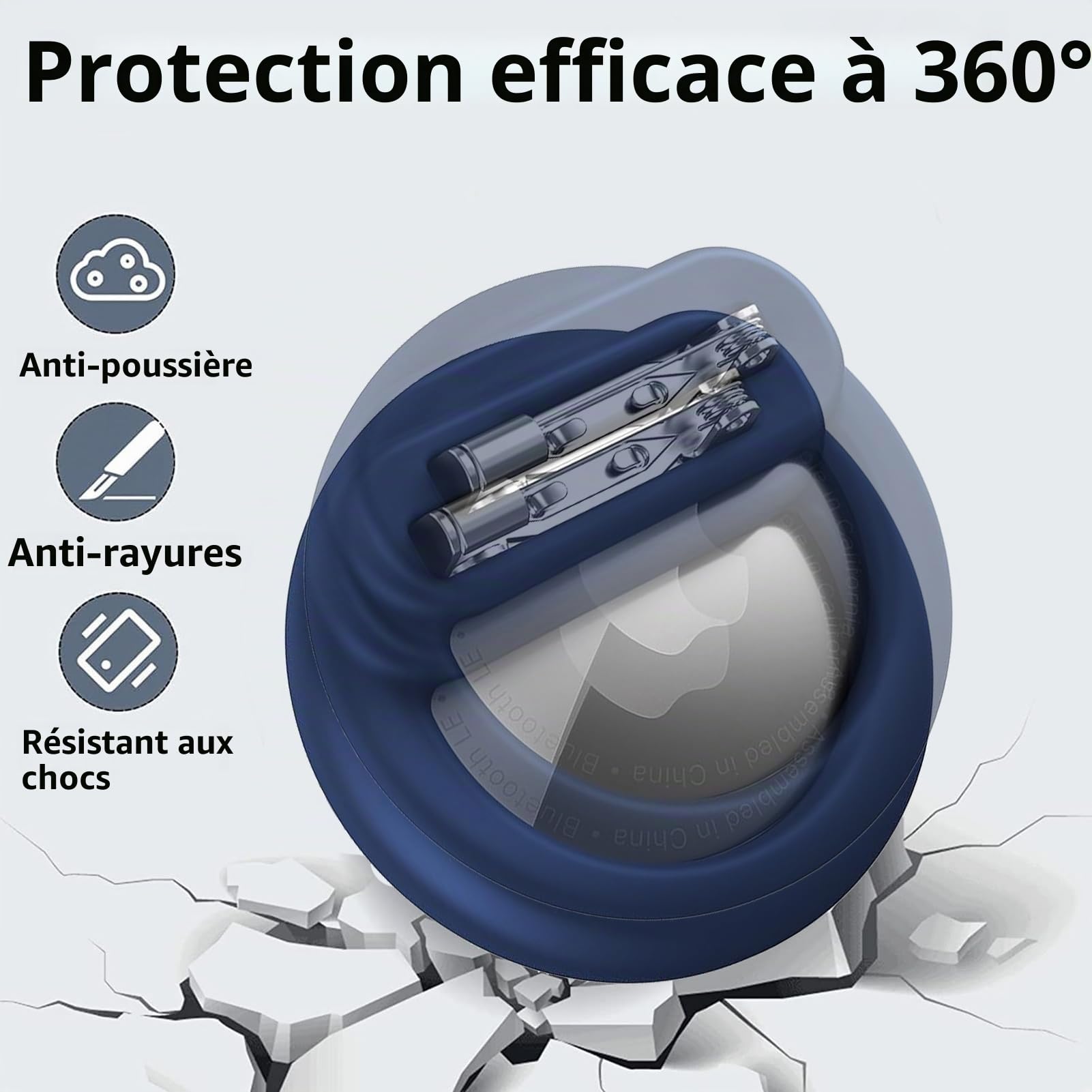 Étui de suivi GPS caché pour AirTag pour enfants, personnes âgées et animaux – Image 2