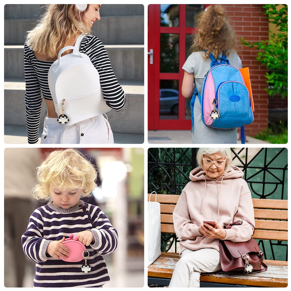 Porte clé AirTag AXFEE en PU, mignon et portable pour clés enfants animaux – Image 7